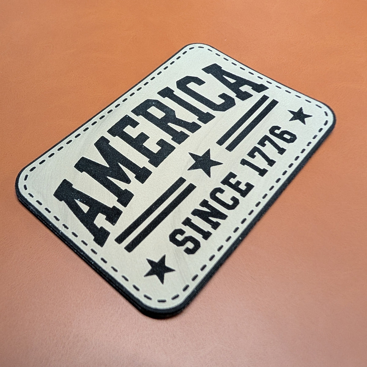 Leatherette Hat Patches for Trucker Hats & Hat Bars