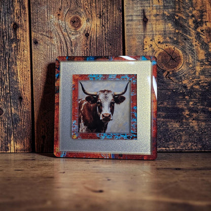 Copper Patina & Halo Gold Interchangeable Night Light | Interchangeable Art