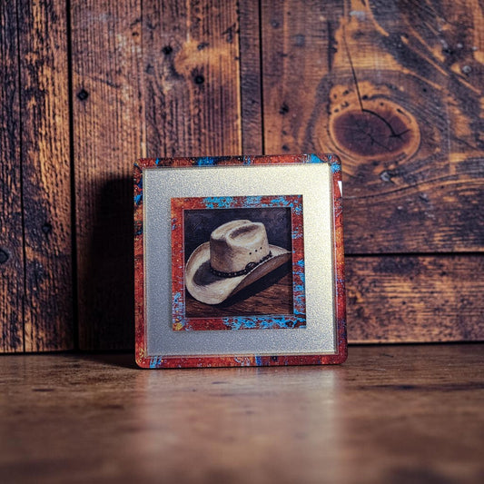 Copper Patina & Halo Gold Interchangeable Night Light | Interchangeable Art