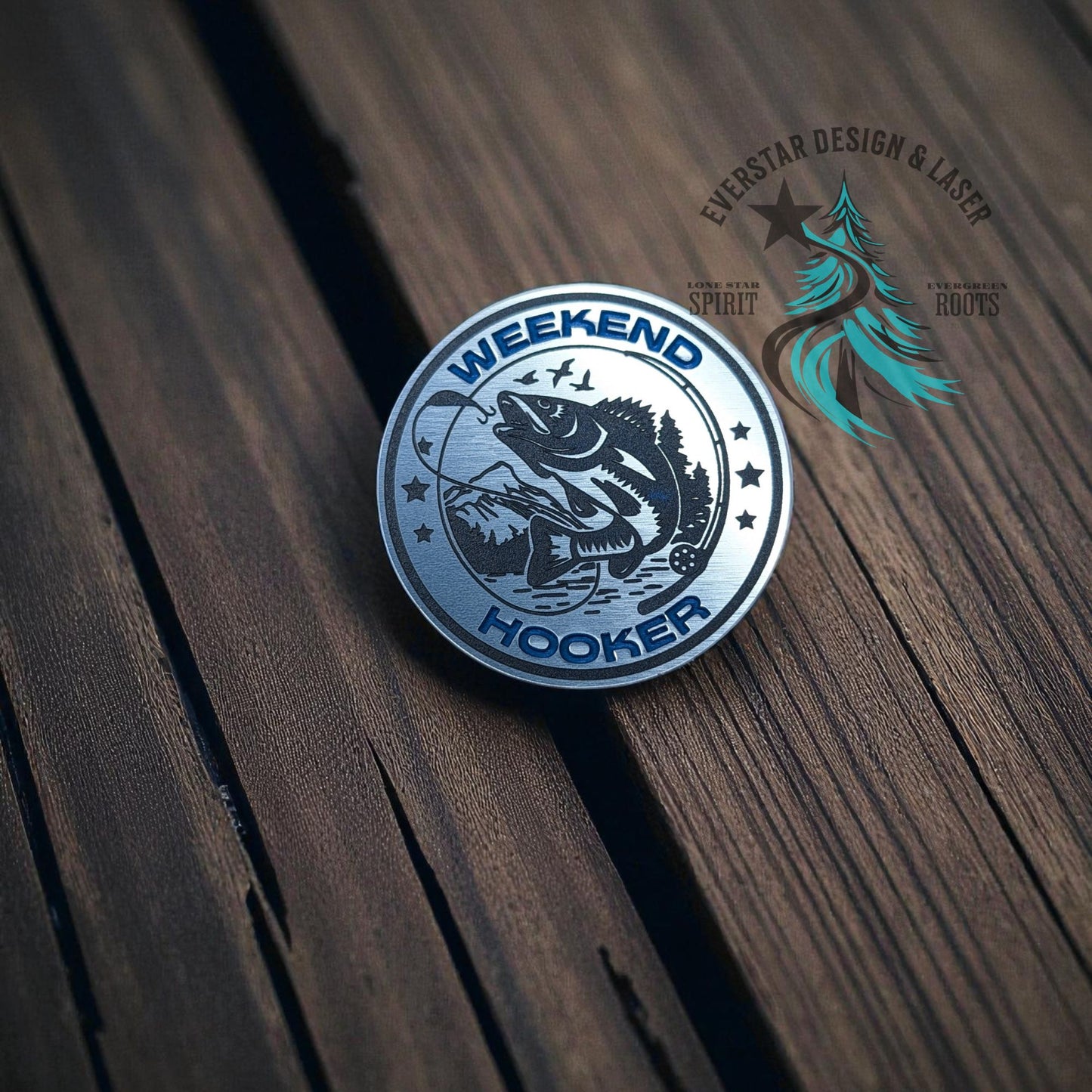 Weekend Hooker Stainless Acrylic Patch