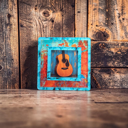 Turquoise & Copper Patina Interchangeable Night Light | Interchangeable Art