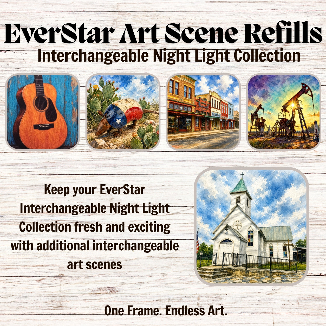 EverStar Interchangeable Art Scene Refill Pack