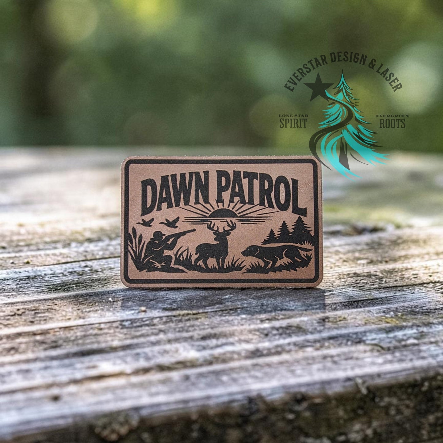 Dawn Patrol Hunter Leatherette Patch