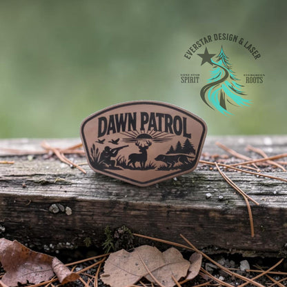 Dawn Patrol Hunter Leatherette Patch