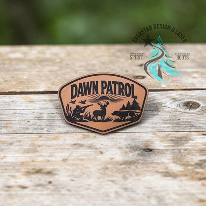 Dawn Patrol Hunter Leatherette Patch