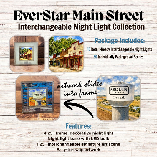 EverStar Main Street Interchangeable Night Light Collection