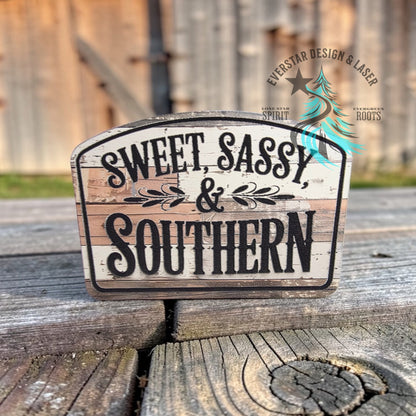 Sweet, Sassy & Southern Farmhouse Leather Patch