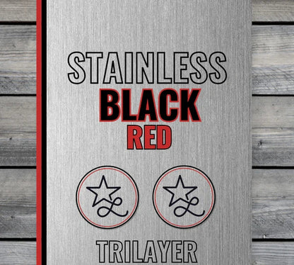 Redline Hunter Stainless Acrylic Patch