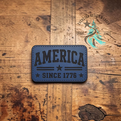 America Since 1776 Leatherette Patch