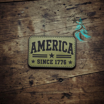 America Since 1776 Leatherette Patch