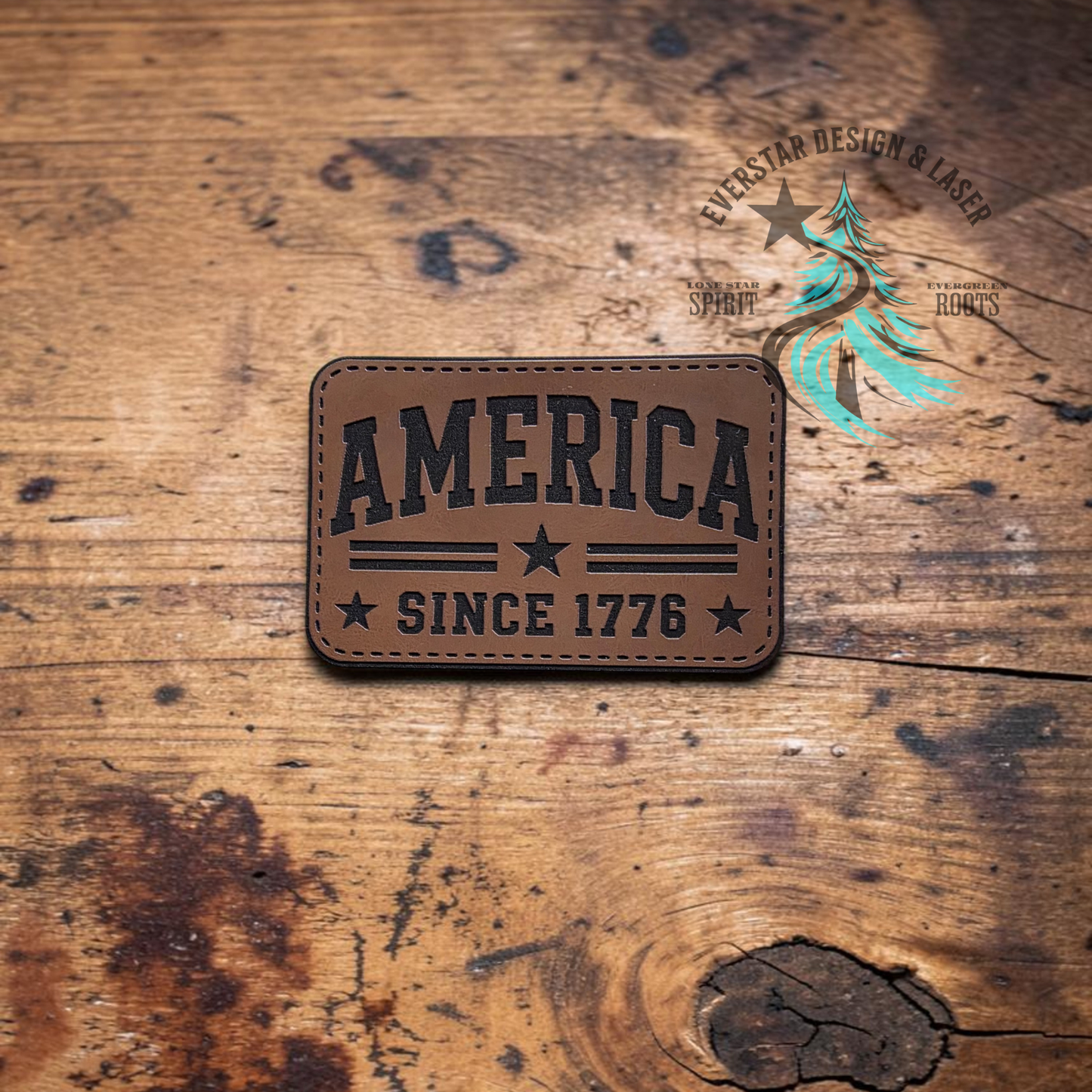 America Since 1776 Leatherette Patch