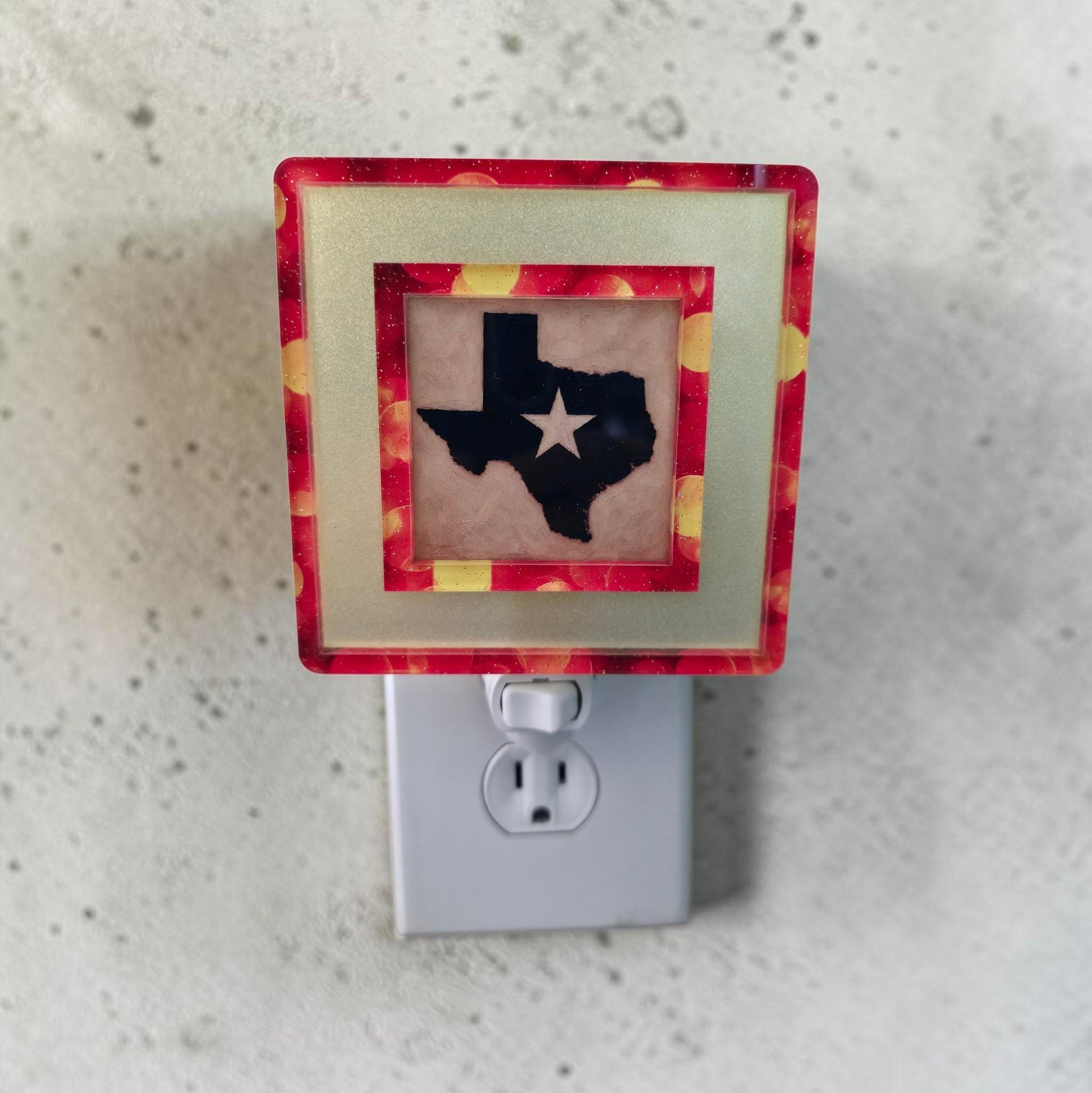 Western Longhorn Night Light Frame | Interchangeable Stardust & Bokeh Art