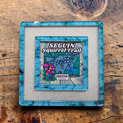 Seguin Texas Landmark Decor | Seguin Squirrel Trail Night Light | Interchangeable Art