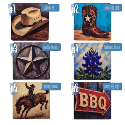 Western Longhorn Night Light Frame | Interchangeable Stardust & Bokeh Art