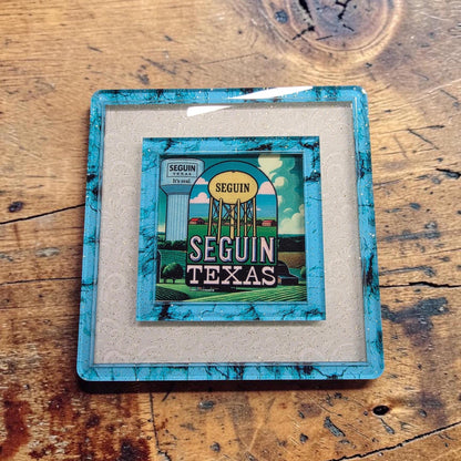 Iconic Seguin Texas Landmark Decor | Seguin Water Towers Night Light | Interchangeable Art