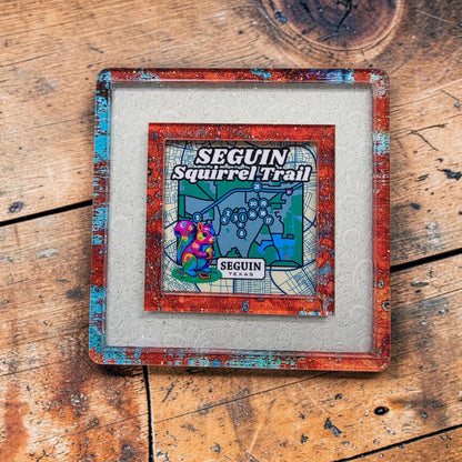 Seguin Texas Landmark Decor | Seguin Squirrel Trail Night Light | Interchangeable Art