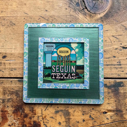 Iconic Seguin Texas Landmark Decor | Seguin Water Towers Night Light | Interchangeable Art
