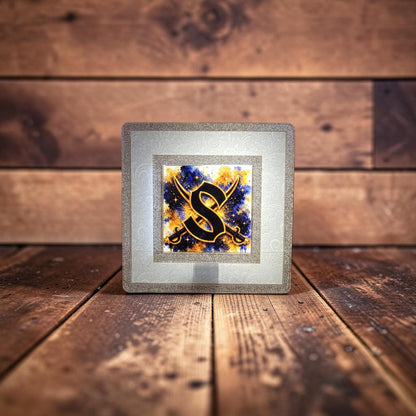 Seguin Matadors Interchangeable Night Light Art Scene, Watercolor Downtown Landmark