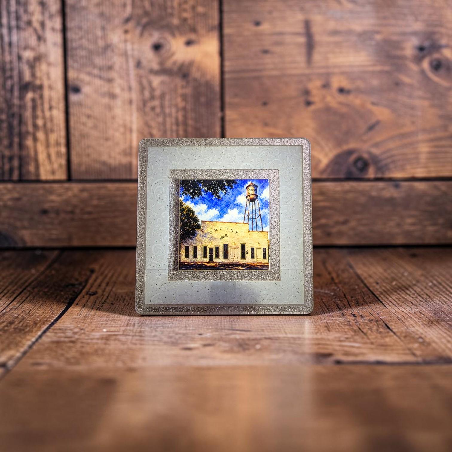 Gruene Hall New Braunfels, Texas Interchangeable Night Light Art Scene, Historic Texas Dance Hall