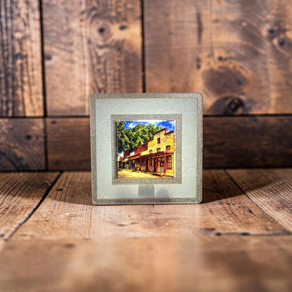 Historic Downtown Kingsbury, Texas Interchangeable Night Light Art Scene, Small Town Texas