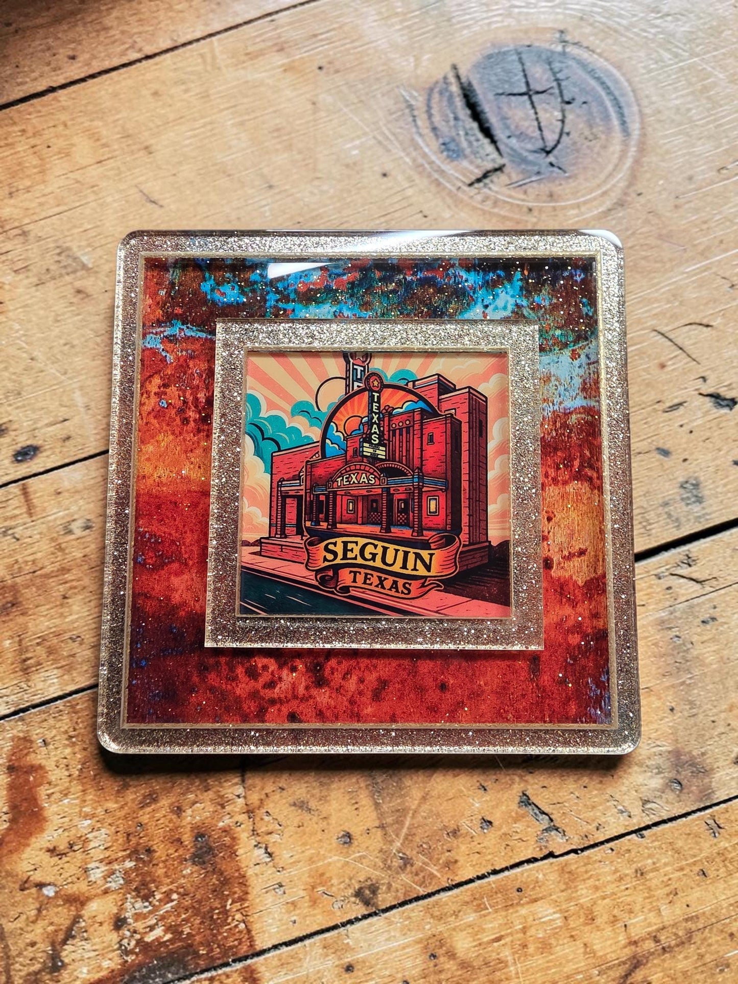 Seguin Theater Interchangeable Night Light Art Scene Insert