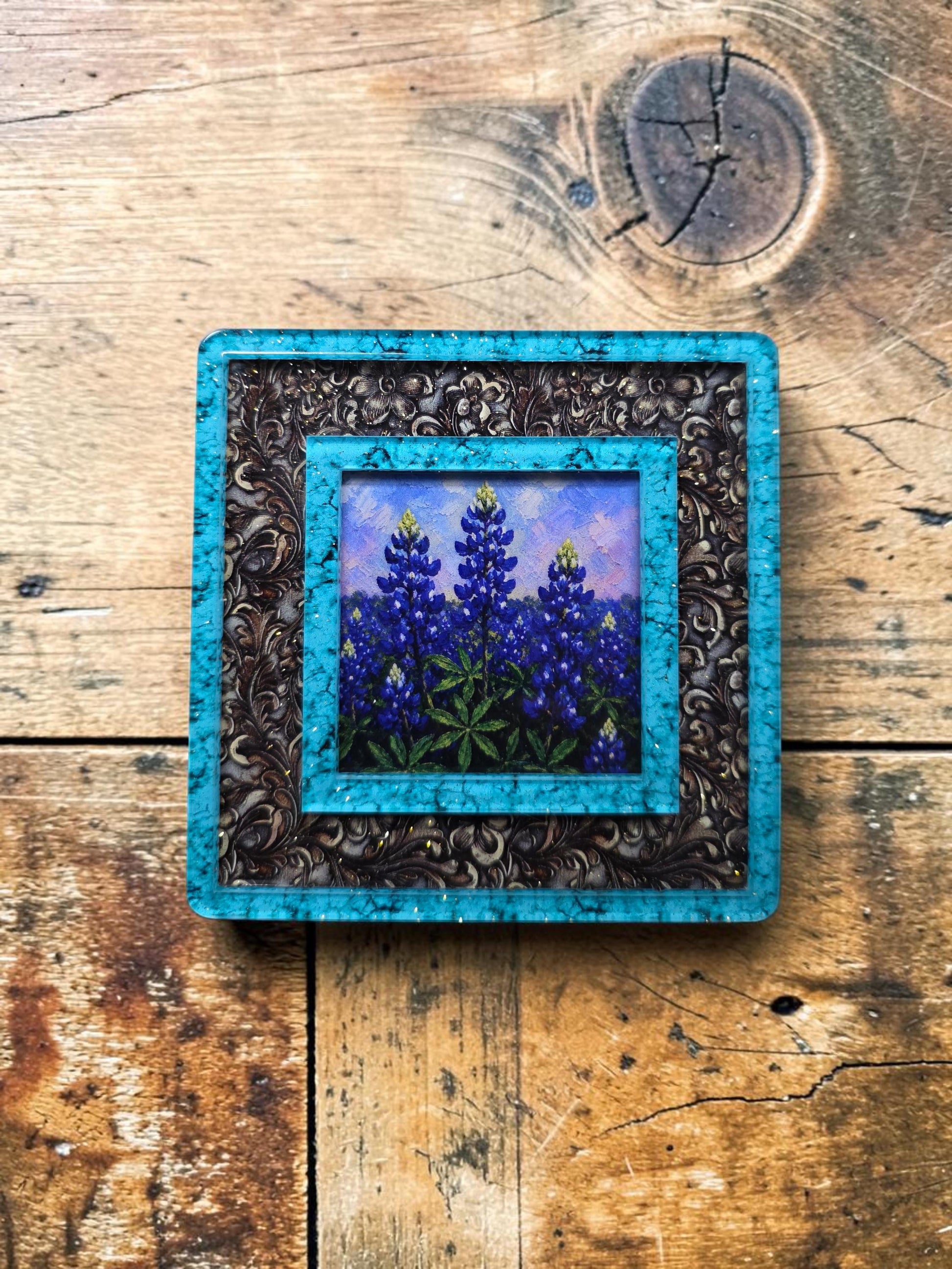 Bluebonnet Field Interchangeable Night Light Art Scene Insert