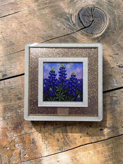 Bluebonnet Field Interchangeable Night Light Art Scene Insert