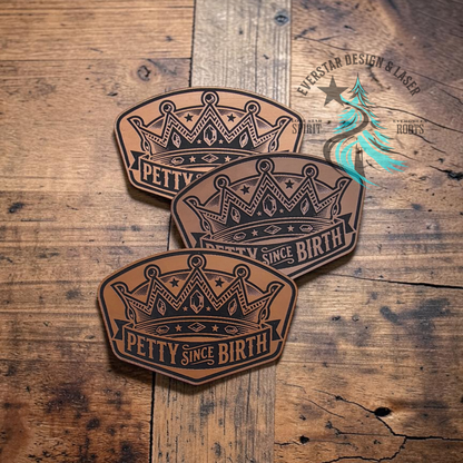 Petty Since Birth Leatherette Patch