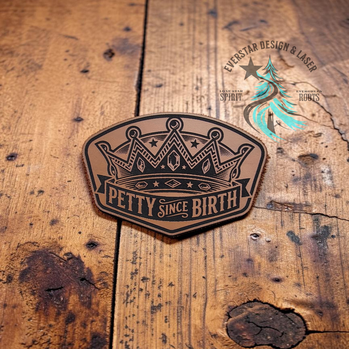 Petty Since Birth Leatherette Patch