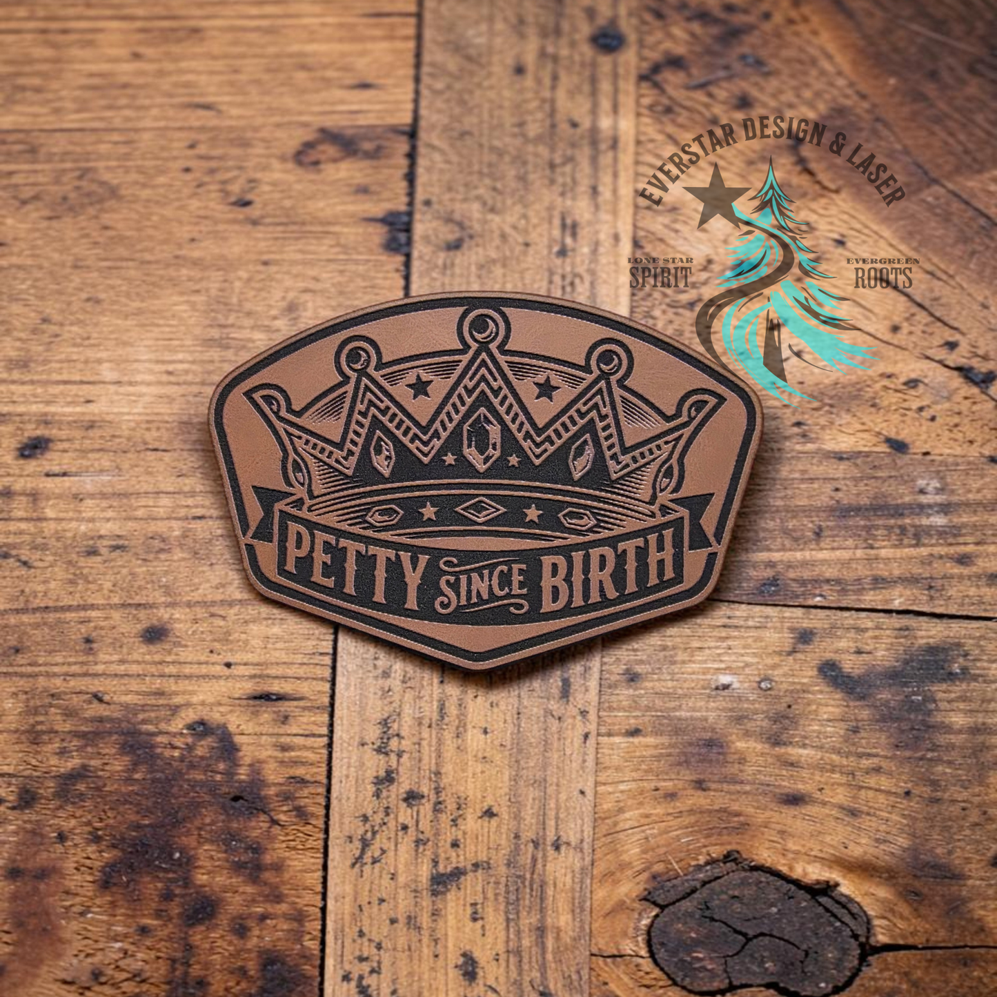 Petty Since Birth Leatherette Patch