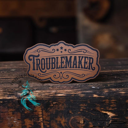 All-American Troublemaker Leather Patch